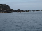 コダハム先端の釣り座から見るトーシキ